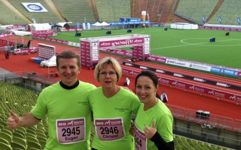 Marathonbetreuung - Mit 62 Jahren zum ersten Marathon