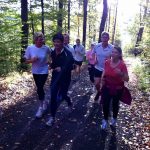 Lauftraining - Waldlaufen in der Gruppe